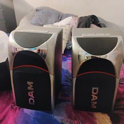  10" House/ Karaoke Speakers With Tweeters 