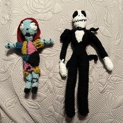 Jack Skellington And Sally Crochet