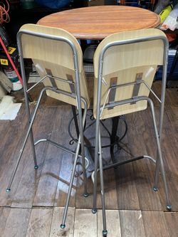 Table And Folding Chairs