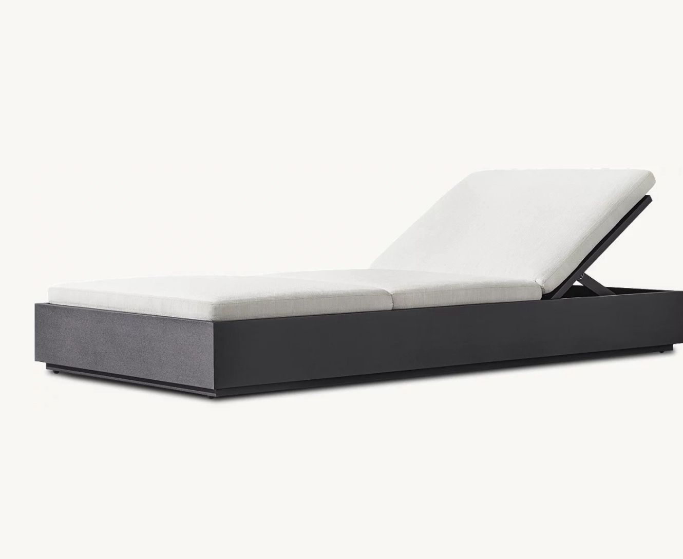 Restoration Hardware (RH) Marbella Aluminum Chaise (Retail Price $4,215)