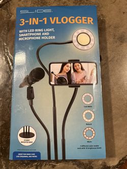 3 In 1 Vlogger/led Ring Light