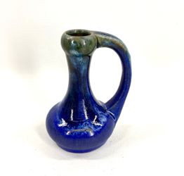 Authentic Fulper Glazed Blue Vase