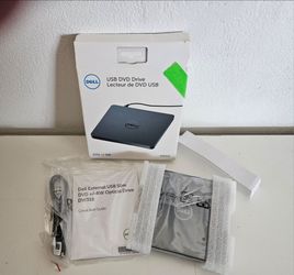 Dell External USB Slim DVD RW Drive DW316, Plug and Play, Black. BRAND NEW. $20