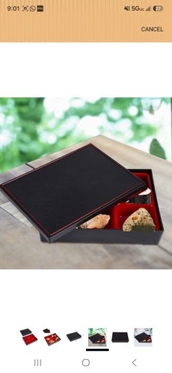 Japanese Bento Box with Lid and Dividers