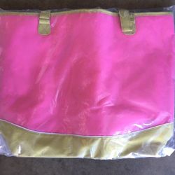 Creative Memories  Tote Album & Supply Carrier Bag Pink and Green