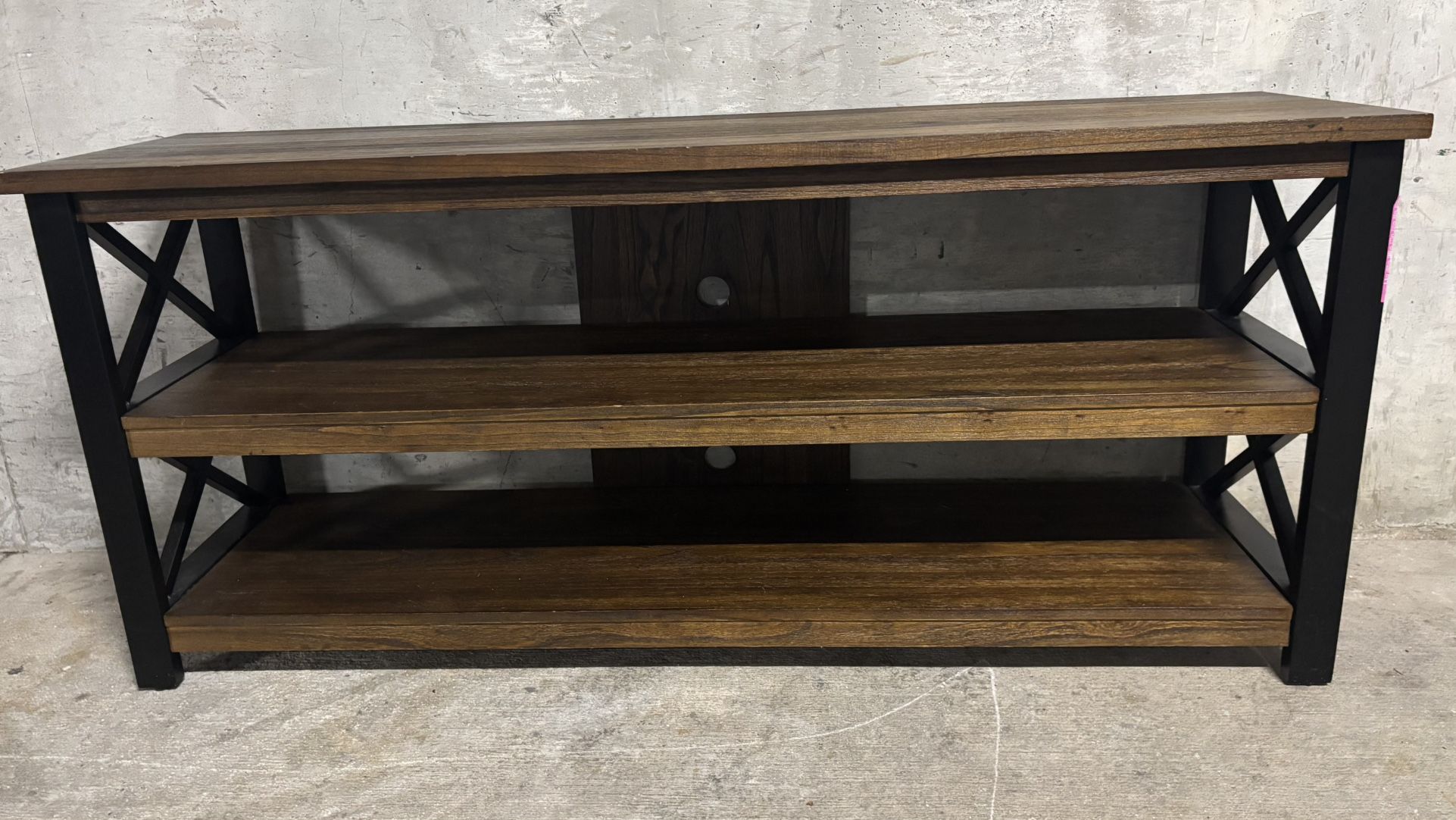 Wood And Metal TV Stand 
