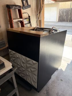 Custom reception desk
