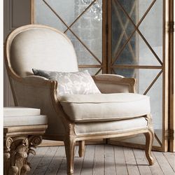 Restoration hardware Lyon Chair . Excellent condition .