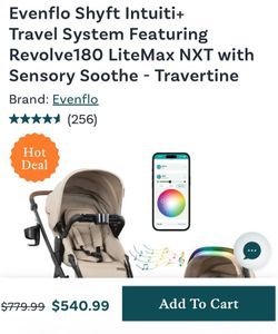 car seat and stroller combo evenflow shift like new