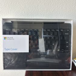Microsoft FMN-00001 Surface Pro Type Cover 1725 Keyboard - Black, BRAND NEW