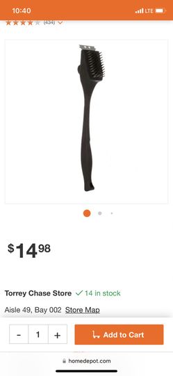 18” Grill Brush and Scrub Pad