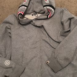 Gray Bape Hoodie