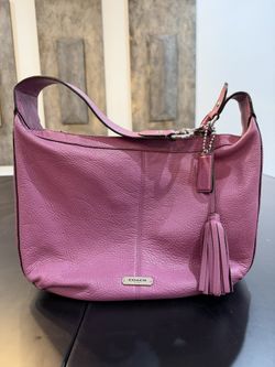 COACH AVERY LEATHER HOBO (No 11361-F23960) SILVER/ROSE