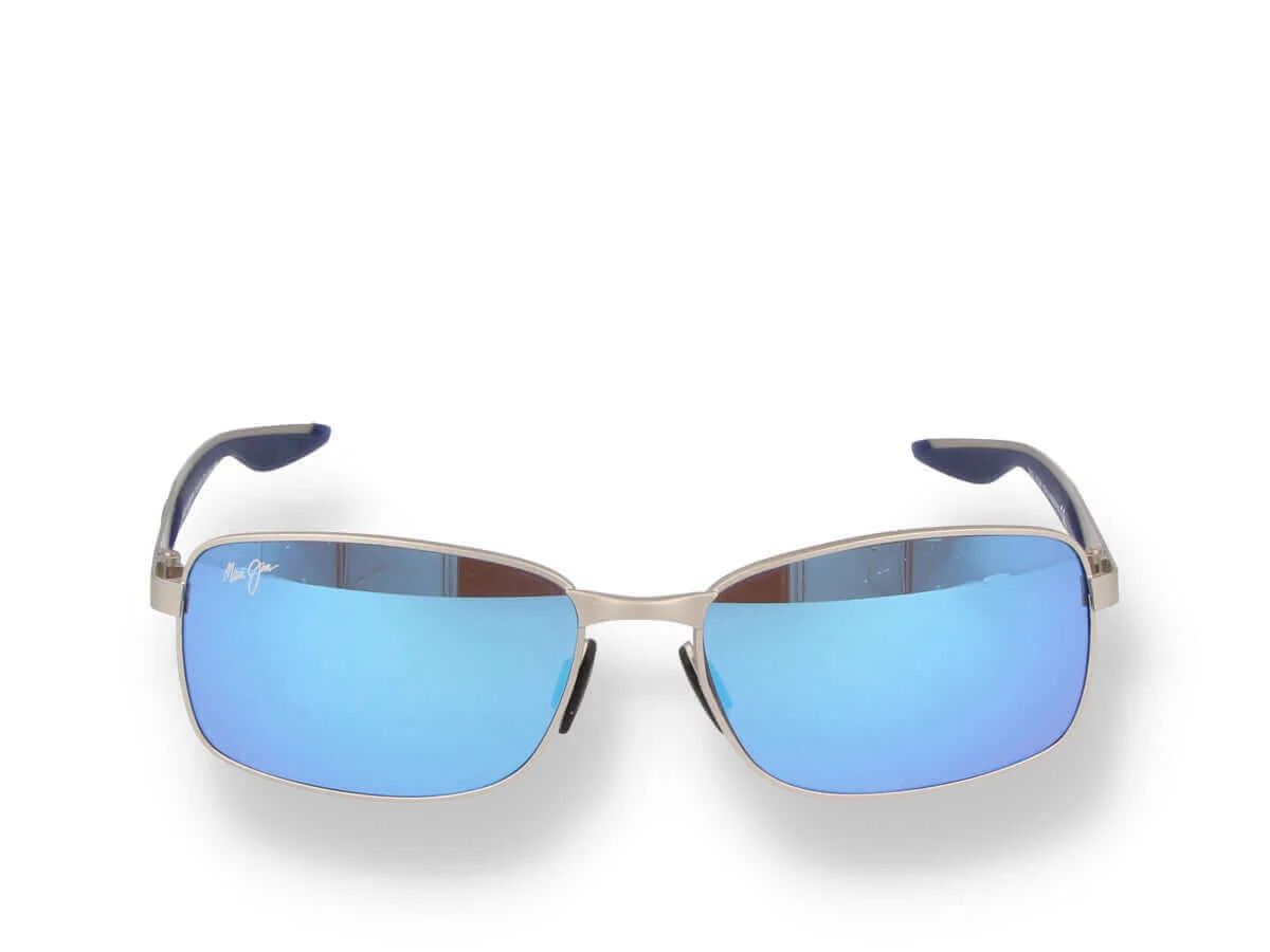 Maui Jim SHOAL MJ 797-17M Grey Rectangle Sunglasses with Blue Hawaii Lenses