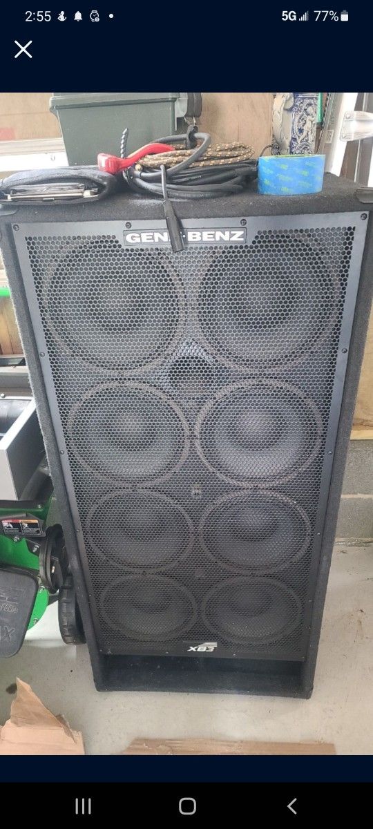GenzBenz GB810T-XB3 8x10 Bass Cabinet
