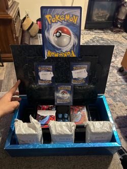 🎁 Premium Custom Pokémon Mystery Mega Charizard X UPC Box