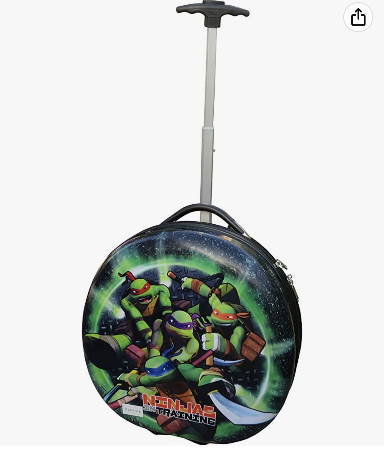 Ninja Turtle Hard Shell Rolling Luggage