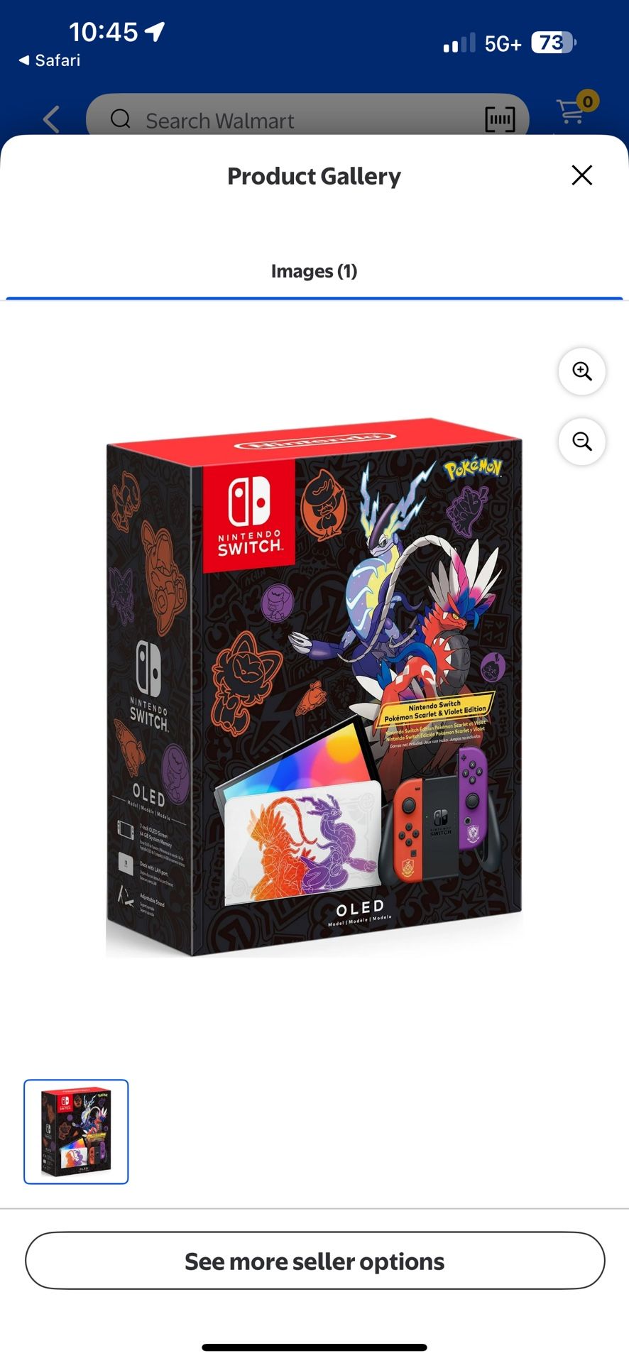 Nintendo Switch Console Pokémon Special Edition Used In Good Condition