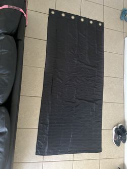 Black Window Curtains. 81x37” . 2 Sets. 