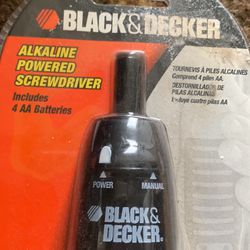 Black & Decker power screwdriver
