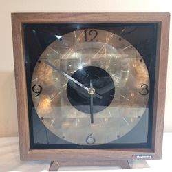Vintage 1970s Maytronics MC-14 Psychedelic Disco Hippie Holographic Mood Clock Twinkle Light 