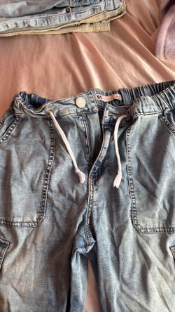 Womens pants  high rise cargo jogger