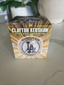 Clayton Kershaw LA Dodgers Replica World Championship Ring