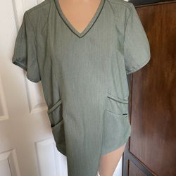 Green Scrub Top