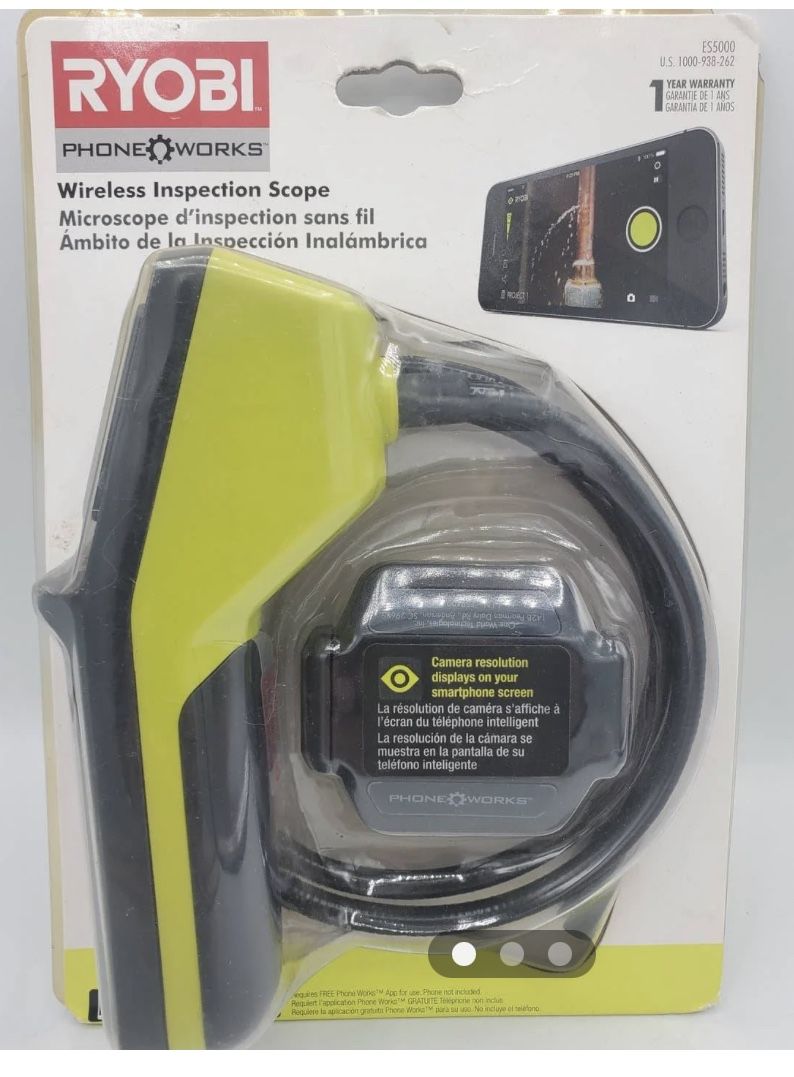 Ryobi Wireless Inspection Scope
