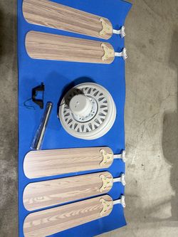 Ceiling Fan with Blades and Hardware