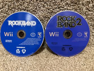 Nintendo Wii “Rock Band 1 & 2” Video Game Bundle