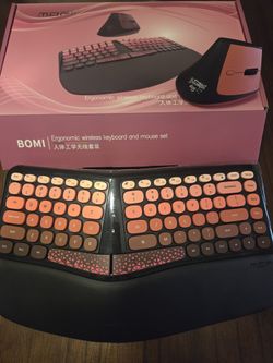 Brand New Ergonomic Wireless Keyboard And Mouse