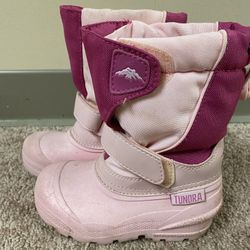 Tundra Pink Snow Boots - Toddler Size 10
