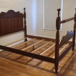 Queen Sized Special Edition Norman Rockwell Bed Frame 