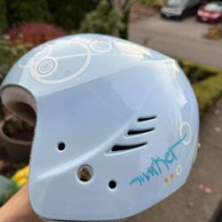 Girls Blue Ski Helmet 