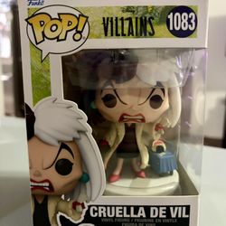 2022 Funko POP! Disney Villains 101 Dalmatians #1083 Cruella de Vil