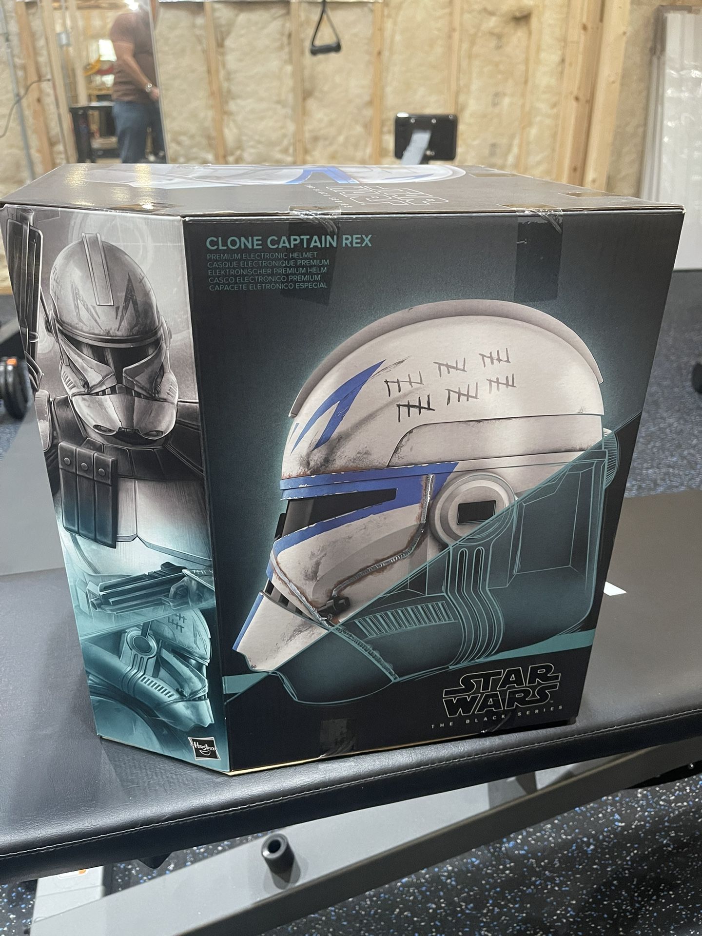 Hasbro Star Wars The Black Series Clone Captain Rex 1:1 Helmet Brand New