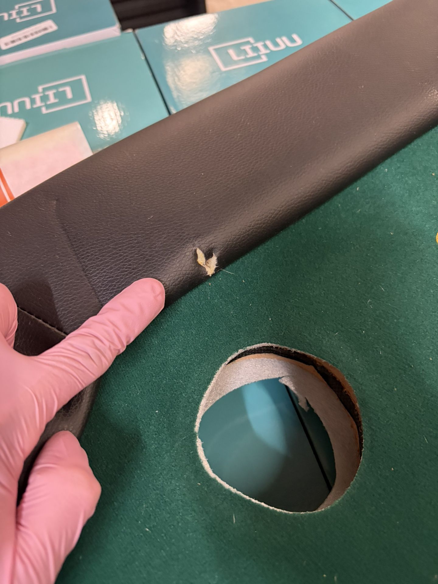 Folding Texas Holdem Poker Table with Felt Top and Stainless Steel Cup Holder