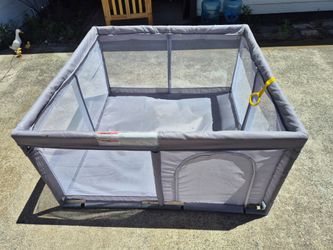 Baby/Toddler Playpen 50 by 50 inches with zippered entrance