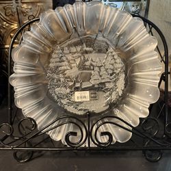 Mikasa “Winter Dreams” Crystal Bowl