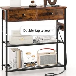 Console Table With Outlets 
