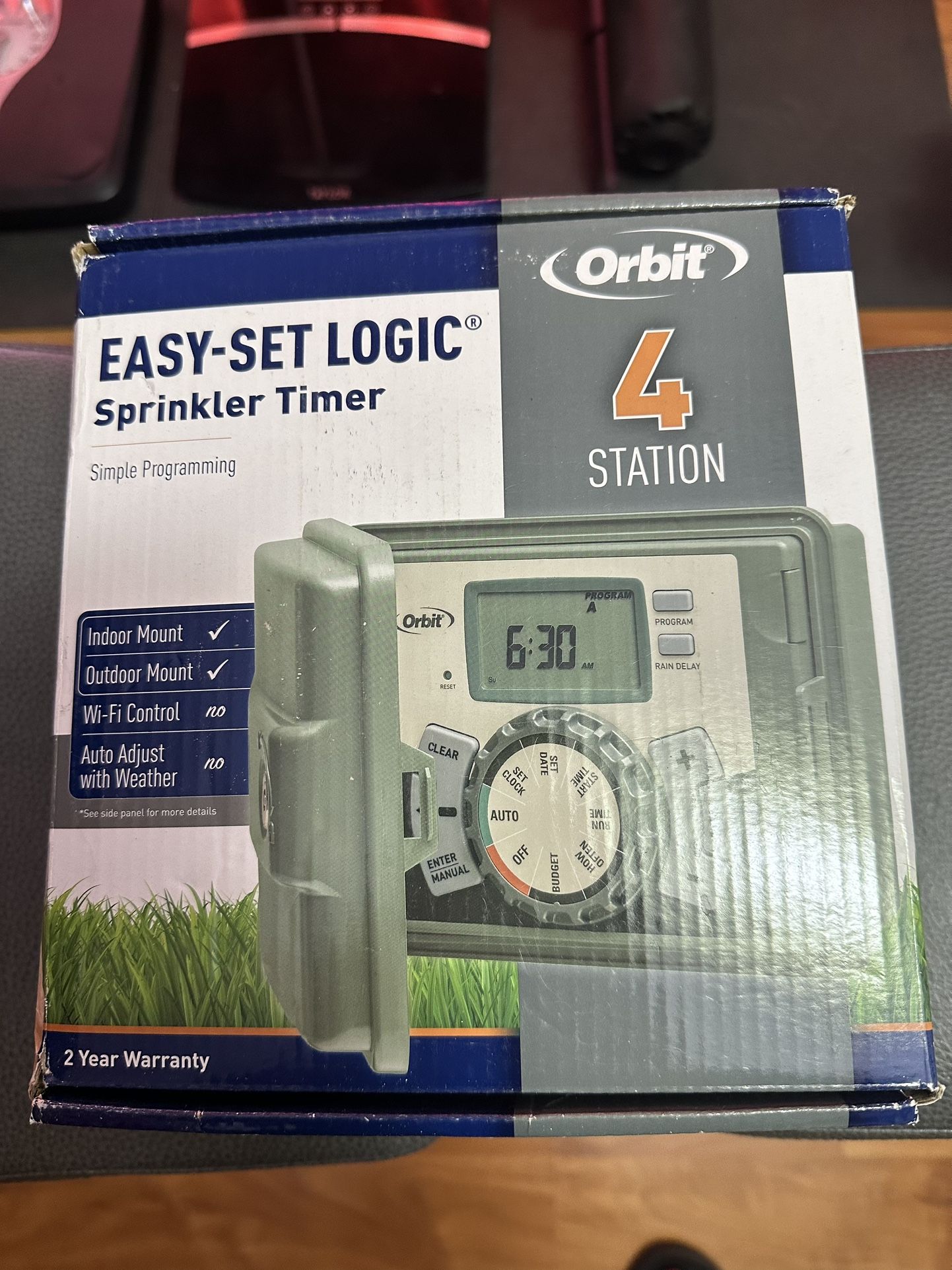 Orbit 4 station sprinkler timer - $45