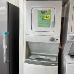 Stackable Washer And Dryer 24” In New Open Box Scratch And Dents 