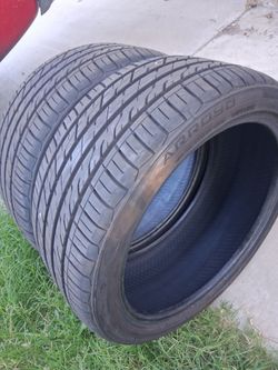 2 newer tires 235/40/18...Arroyo