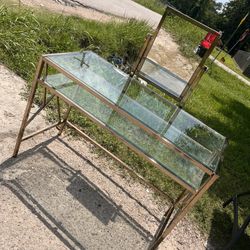 Glass Top Vanity !! 