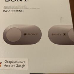 Sony WF-1000XM3 True Wireless Noise Cancelling In-Ear Headphones