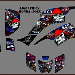 Honda 400ex Graphic Kit 