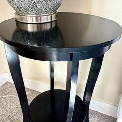 Black Bedside / Side Table 