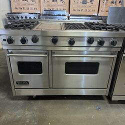 Viking 48” Stainless Steel Gas Range Stove 