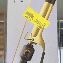 Hot Tools Signature Series Gold Curling Iron/Wand, 1.25", Black/Gold